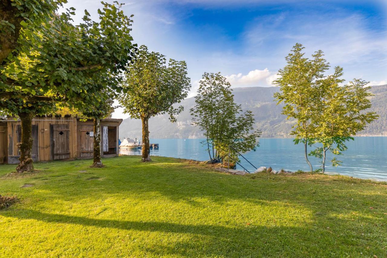 Därligen Strandhuesli Directly On Lake Thun מראה חיצוני תמונה